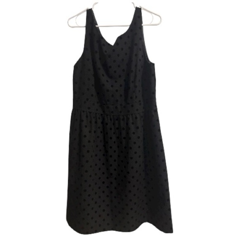LOFT Womens Sleeveless Polka Dot Dress 16